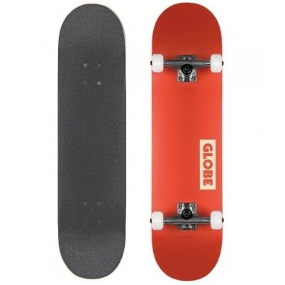 GLOBE Goodstock 7'75 - Red 10525351 - RED - complete Skateboard