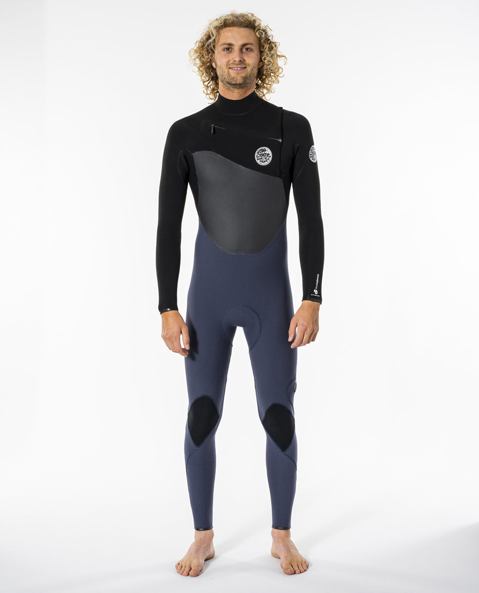 Rip Curl Flashbomb 5/3 C/Zip Stmr Wetsuit 2022 Wstydf - Slate (E6)
