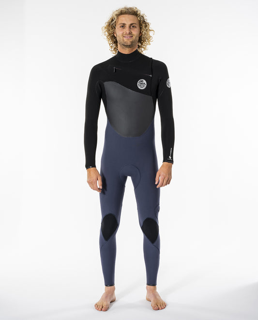 Rip Curl Flashbomb 5/3 C/Zip Stmr Wetsuit 2022 Wstydf - Slate (E6)