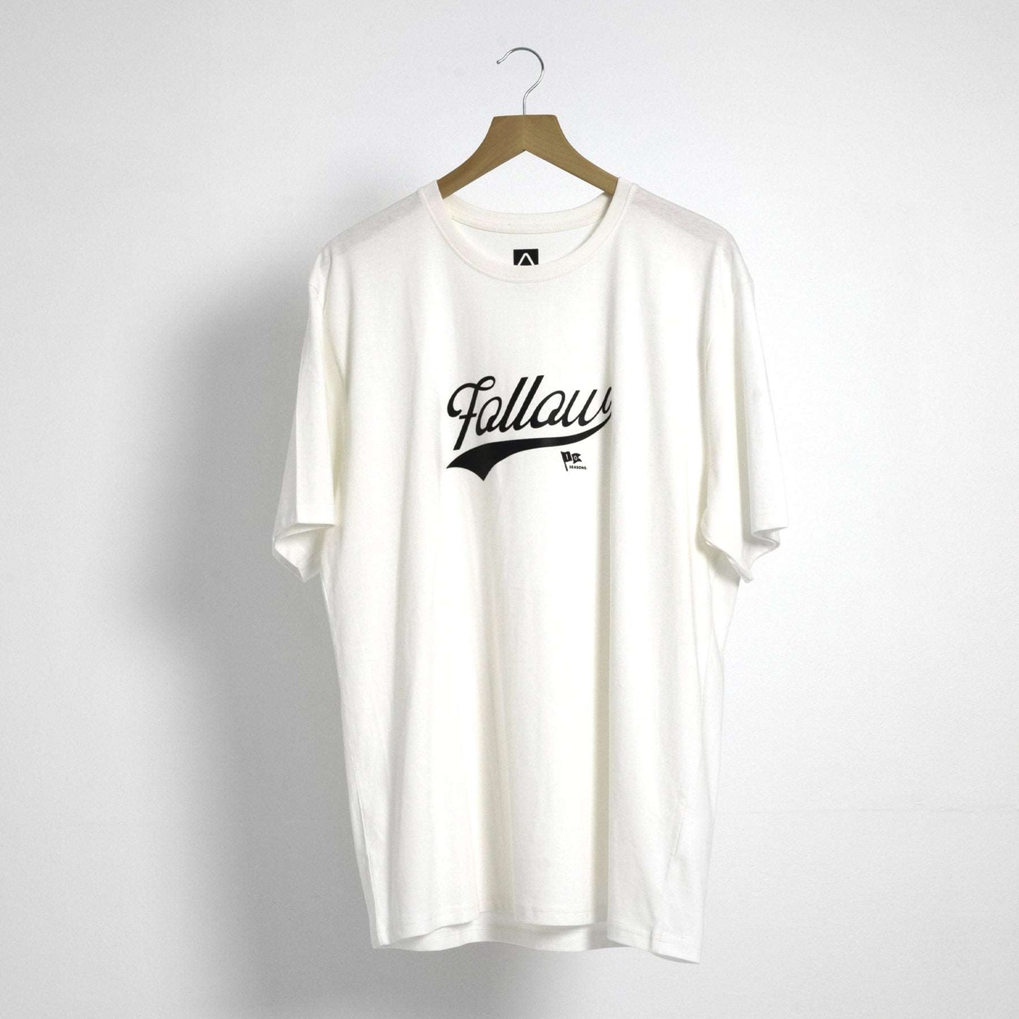 2020 Follow Script Mens Tee - Natural