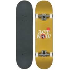 GLOBE G1 Act Now 8.0" - Mustard 10525404-MUS - complete Skateboard