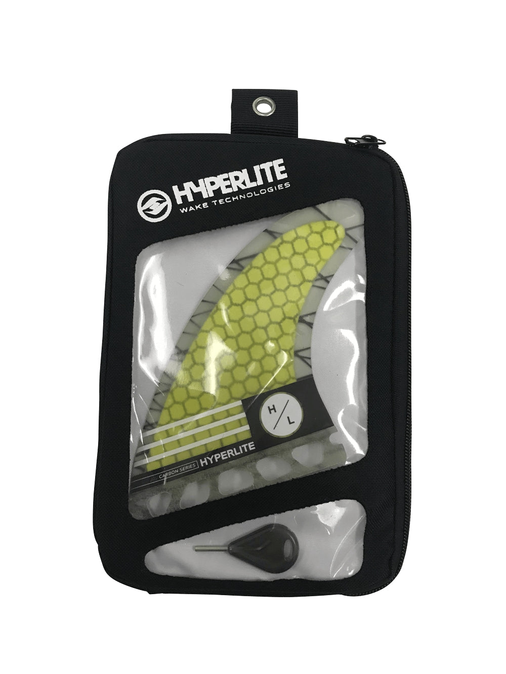 Ensemble d'ailerons de surf Hyperlite Carbon 4.75 2023 avec clé