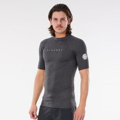 RIPCURL Dawn Patrol Perf T-shirt UV à manches courtes noir WLU3DM